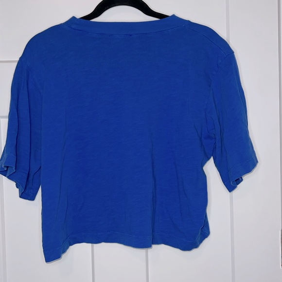 Wishful Thinking Boxy Blue Short Sleeve Tee - Picture 2 of 4